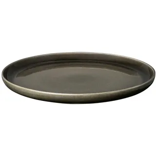 Blomus Speiseteller Canju, Grau, Keramik, rund, 2.5 cm, Essen & Trinken, Geschirr, Teller, Speiseteller