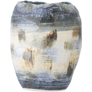 Bloomingville Nienna Vase Blue, Steingut,
