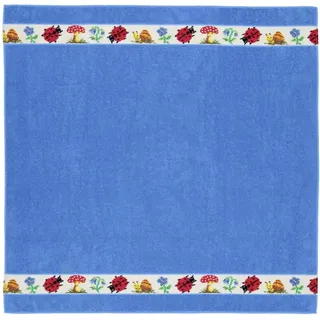 Feiler paulix00200511 Kinderbadetuch Pauli Größe 100 x 100 cm, Azur