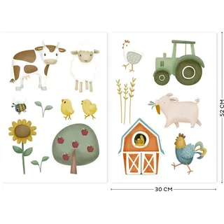 Little Dutch WD340022 Wandsticker/Wandaufkleber - Little Farm