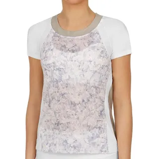 Tonic Damen Oberbekleidung Kinetik T-Shirt - Flieder, Weiß, S, 3161-218