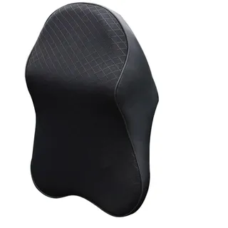VIGOEXPRESS Ergonomisches RückenKissen aus Memory Foam, Ergonomische Kopf- und Nackenstütze, Auto-Rückenlehnenkissen, Kopfstütze, Lendenkissen für Bürostuhl, Schreibtischstuhl - CARCOMFO