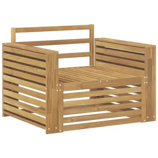 vidaXL Outdoor-Sofa Loungesofa weiß