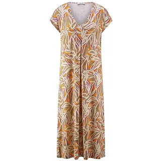 Kleid V-Ausschnitt Peter Hahn orange, 42