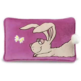 NICI Hase weiß Kissen rechteckig, 43 x 25cm
