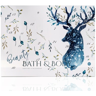 Beauty Bath & Body Adventskalender für Frauen HIRSCH - Wellness Weihnachtskalender