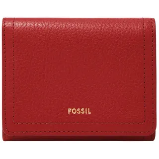 Fossil Logan Trifold Geldbörse Damen rot
