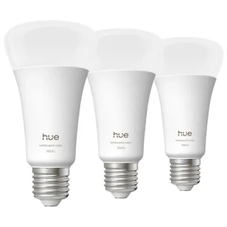 Philips Hue A67 White & Color 1.600 lm E27 3er-Pack