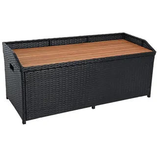 Estexo Gartenbank 120 x 50 x 0 cm Schwarz