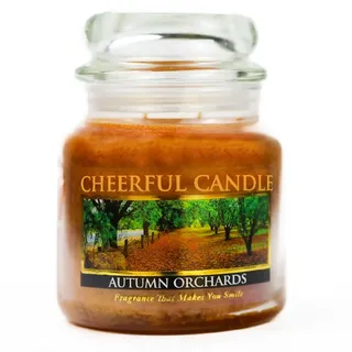A Cheerful Giver - Autumn Orchards Duftkerze im Glas (473 ml) mit Deckel und naturgetreuem Duft