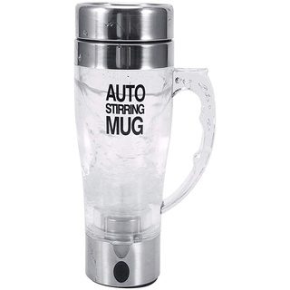 Mengshen Tasse Self Stirring, Transparent Mug Multipurpose Mixer Auto Stir Coffee Tea Cup Portable Electric, A034