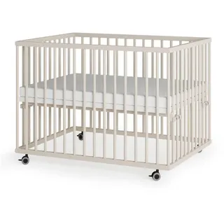 Sämann Laufgitter XXL Matratze SleepPlus, Lattenrost – Sprossen sahara dust, | Gr.: 75x100 cm,