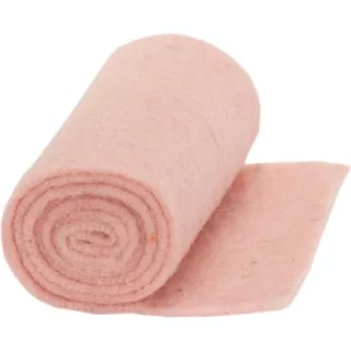 trendmarkt24, Tischdecke, Tischläufer rosa 1m Topfband 15cm breit aus Schafschurwolle