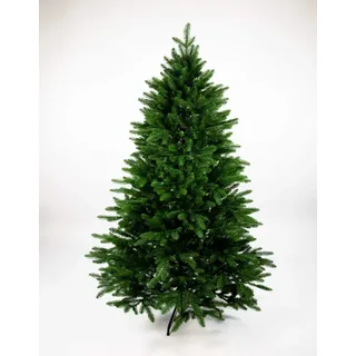 Nordmanntanne 240cm LS künstlicher Weihnachtsbaum Tannenbaum Kunststanne Kunststoff Spritzguss-Verfahren 100% PE mit Metallständer Nordmann Seidenblumen Roß