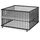 make a difference Laufgitter Schwarz Holz Echtholz Buche 120x74x120