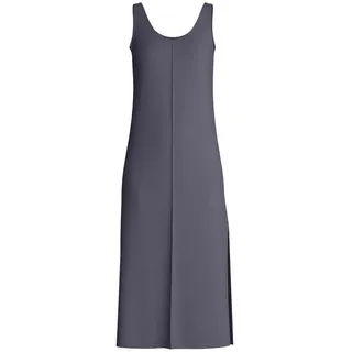 CALIDA Nachthemd Natural Loungewear Damen (1-tlg) leichte, weiche Modalqualität, atmungsaktiv, Länge 125cm blau S (40/42)