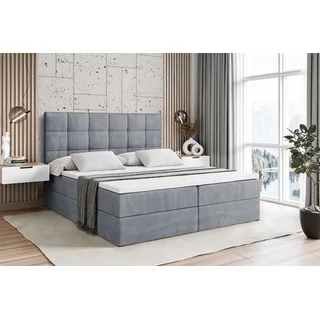 altdecor Boxbett 200 x 200 cm H4 Grau
