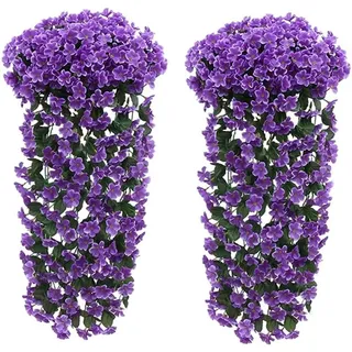 Kunstpflanze Wisteria, 90 cm, Seidenblumen und Blätter, für Hochzeiten und Gartendekoration
