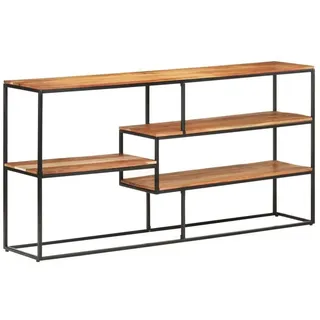 tinkaro Sideboard ARAS Holzregal Massivholz Raumteiler Holz-Sideboard braun