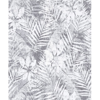 Guido Maria Kretschmer Vliestapete 10175-10 Fashion For Walls floral grau 10,05 x 0,53 m