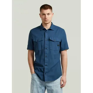 G-Star Marine Slim Hemd - Mittelblau - Herren - L