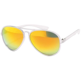 BEZLIT Eyewear Pilotenbrille Damen Piloten Sonnenbrille (1-St) mit schwarzen Linsen rot|weiß