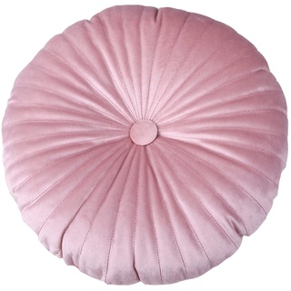 LANFIRE Kürbiskissen Kissen Bodenkissen Dekokissen Rundes Kissen Kürbis Bett Sofa Stuhl Autositz Kissen (35cm, Pink)