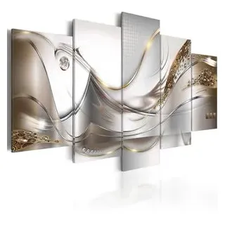 Artgeist Wandbild Golden Flight, Leinwand, mehrteilig, 200 x 100 cm