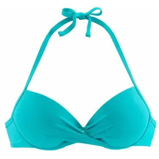 s.Oliver Push-Up-Bikini-Top Damen türkis Gr.34 Cup B