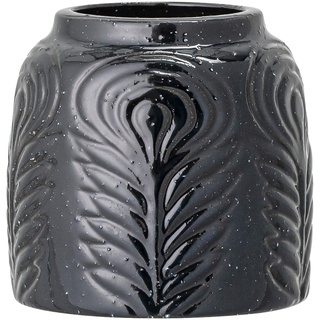 Bloomingville Vase, schwarz, Keramik