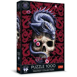 Trefl Premium Plus - Fantasy Collection: Orientalischer Drache - 1000 Elemente, Serie von Bildern aus der Fantasy-Welt, Anne Stokes, für Erwachsene und Kinder ab 12 Jahren