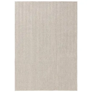 benuta Basic In- & Outdoor Teppich Kaleo - Beige 120x170 cm - Geometrische Muster - Wetterfest & UV-beständig für Balkon, Terrasse, Garten, Küchenteppich & Wohnzimmerteppich - Leicht zu Reinigen