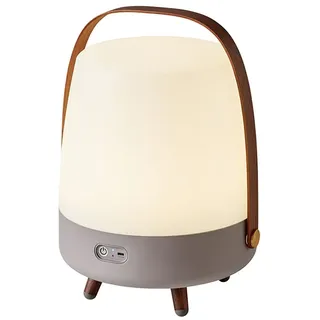 Kooduu Lite-Up Play - Design LED-Licht und Bluetooth-Lautsprecher Innovatives Stimmungslicht mit Zusatznutzen - Beleuchtung, Bluetooth-Speaker & Dekoration durch Dänisches Design - 29x40cm - Earth