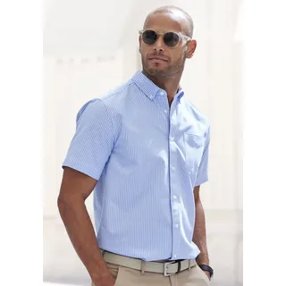 H.I.S. Kurzarmhemd Regular Fit Blau L