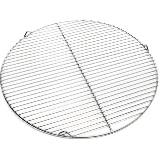 Wiltec Grillrost Ø 55 cm Edelstahl weiß