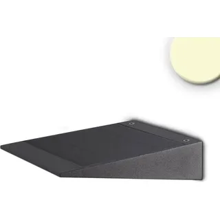 ISOLED LED Solar-Wandleuchte Aluminium 4,6 cm inkl. Bewegungsmelder schwarz