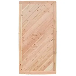 Joda Sichtschutzelement Montreal  (90 x 180 cm, Holz, Natur, Ohne Rankgitter)