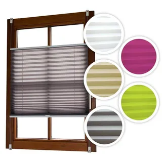 EXKLUSIV HEIMTEXTIL Plissee 50 x 140 cm lila