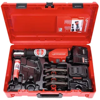Rothenberger ROMAX 4000 Pressmaschine Set Basic mit Pressbacken M 15-22-28mm