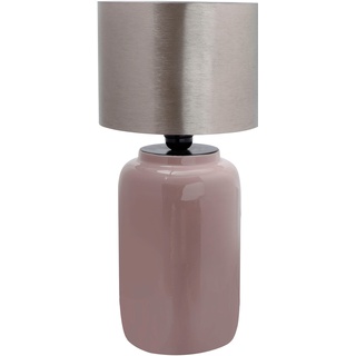 Tischleuchte KAYOOM "Art" Lampen Gr. Ø 21 cm Höhe: 43,5 cm, rosa (altrosa) Designlampe Tischlampen