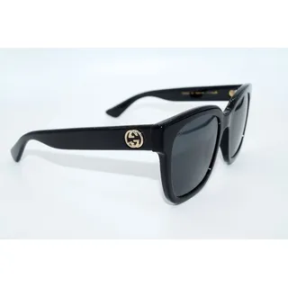 GUCCI Gg0034sn-001 54/20/140 Damen-sonnenbrille - Black - Flock/CAT3
