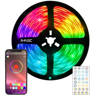 R-MUSIC RGBIC LED-Streifen mit App 5 m
