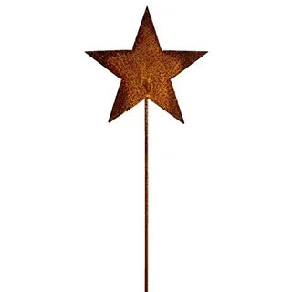Rost Gartenstecker Stern 60 cm Gartendeko Rostdeko Weihnachten Sterne