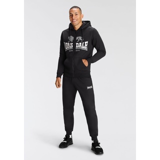 Jogginganzug LONSDALE "YETLINGTON" Gr. XL, schwarz Herren Sportanzüge Trainingsanzüge