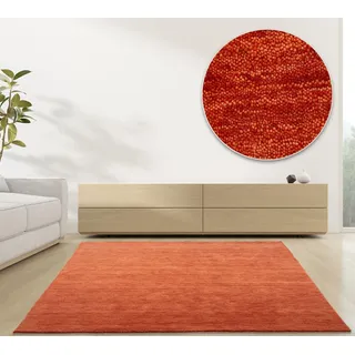 rug n' roll Wollteppich 60 x 90 cm Rot