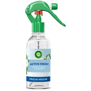 Air Wick Active Fresh – Aerosolfreies Raumspray mit natürlichen ätherischen Ölen – Duft: Frische Wäsche – 1 x 237 ml