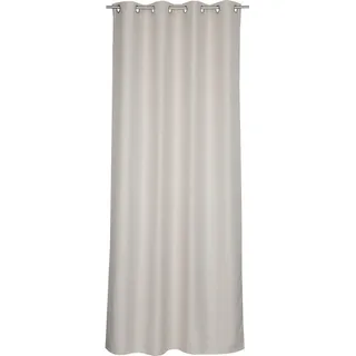 Schöner Wohnen Opaco Ösenschal 140 x 250 cm beige