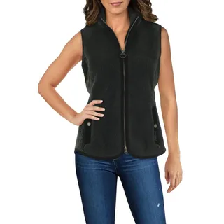 Barbour Damen Burford Fleece Vest Olive/Classic, Oliv/Klassisch, 42 - 42