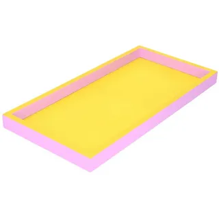 Giftcompany Gift Company Neo, Tablett, rechteckig (29,9x2x14,9cm), 2 farbig, gelb/rosa