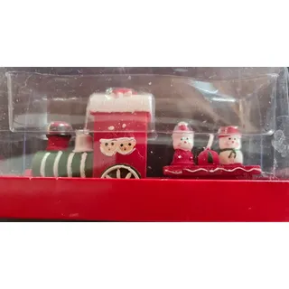 Weihnachtskerze, Kerze, Zug mit Anhänger